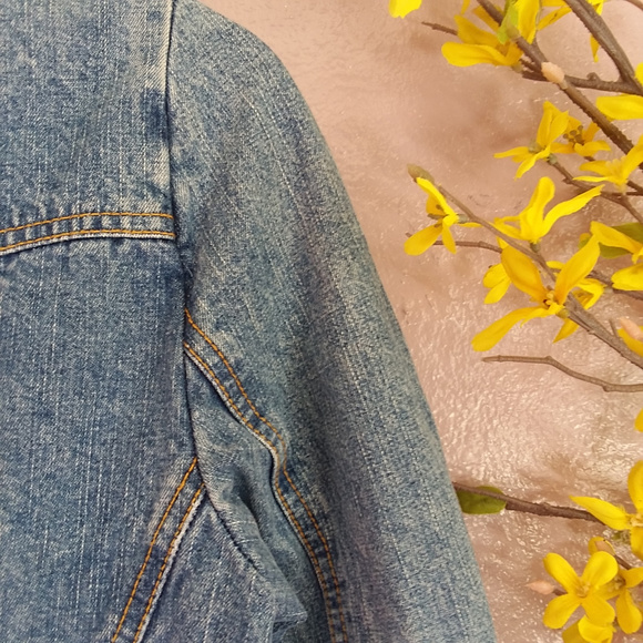 90s Vtg Light Denim Jacket Size M Retro Mossimo - Picture 8 of 8